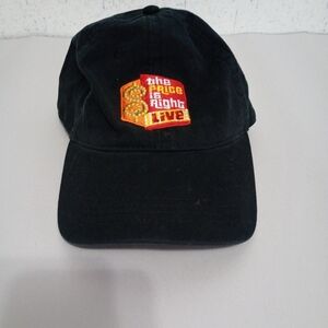 The Price Is Right Hat Cap Men’s Black Strapback Embroidered Game Show